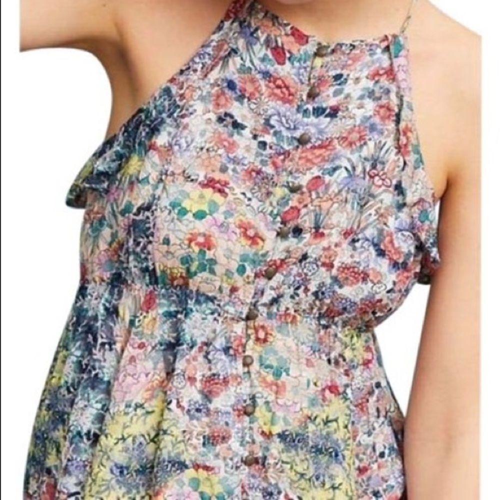 Anthropologie — Meadow Rue — Floral Maxi